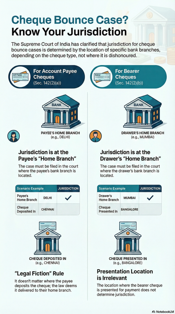 Jai Balaji Industries Ltd. v. M/s HEG Ltd.; 2025 INSC 1362 - Cheque Bounce Case - Jurisdiction Of Courts