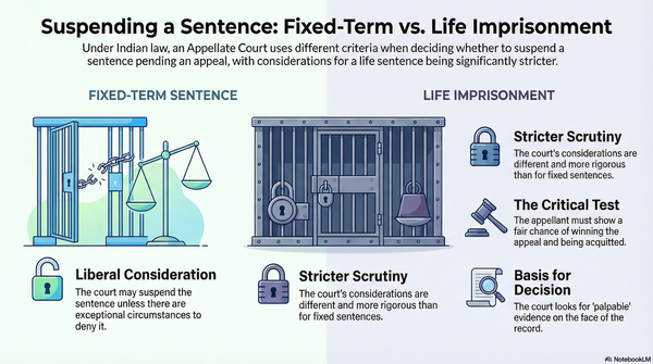 S. Ramakrishnan v. Revenue Divisional Officer - CrPC/BNSS - Suspension Of Life Imprisonment Sentence
