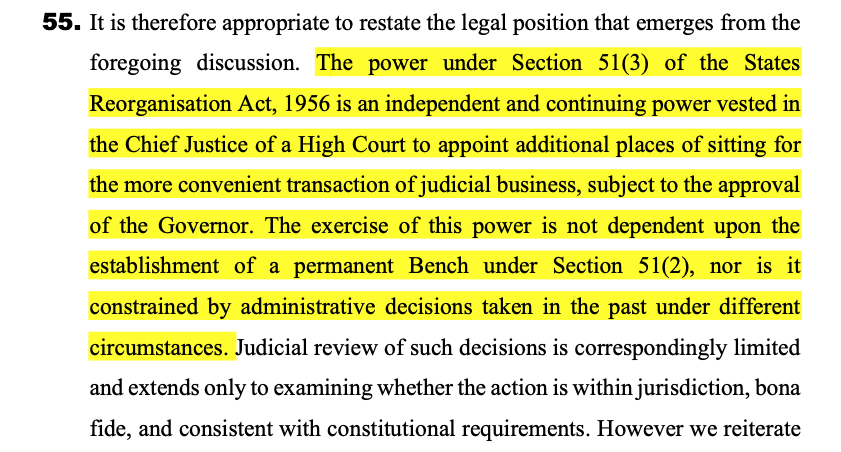 Ranjeet Baburao Nimbalkar v. State of Maharashtra - 2025 INSC 1460 - States Reorganisation Act - Judiciary - Judicial Review - Administrative Matters