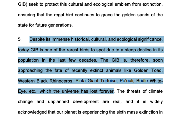 M.K. Ranjitsinh  v. Union of India 2025 INSC 1472 - Great Indian Bustard Conservation - Directions Issued
