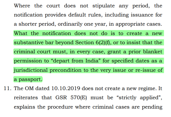 Mahesh Kumar Agarwal vs Union of India, 2025 INSC 1476 - Passport Act -Renewal - Pendency Of Criminal Case