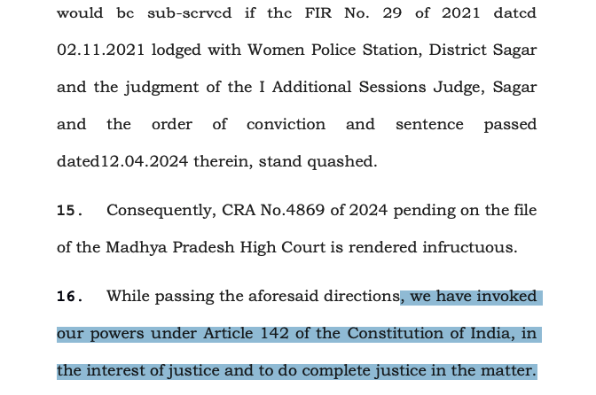 Sandeep Singh Thakur vs State of Madhya Pradesh 2025 INSC 1499 - Rape By Promise To Marry - Quashed As Parties Married
