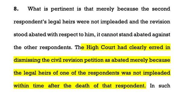 Phool Singh vs Randheer Singh 2025 INSC 1492 - CPC - Abatement