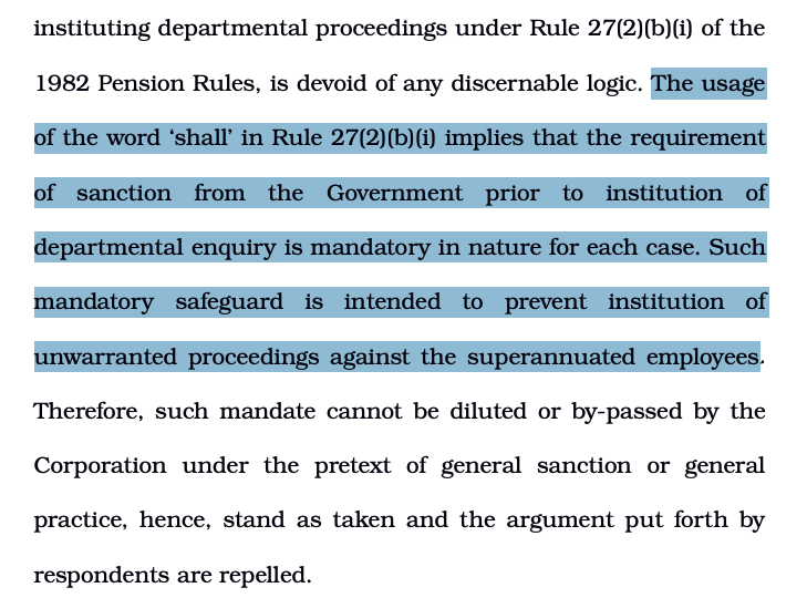 Kadirkhan Ahmedkhan Pathan v. Maharashtra State Warehousing Corporation 2026 INSC 16 - Maharashtra Civil Services (Pension) Rules - Disciplinary Proceedings