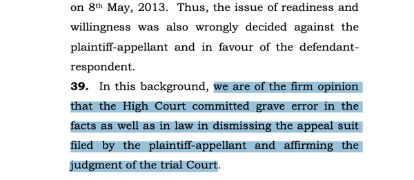 Muslimveetil Chalakkal Ahammed Haji v. Sakeena Beevi 2026 INSC 35 - Specific Performance