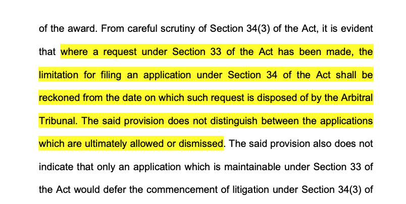 National Highway Authority of India v. T. Younis2026 INSC 616 -Ss.34(3), 33 Arbitration Act - Computation Of Limitation