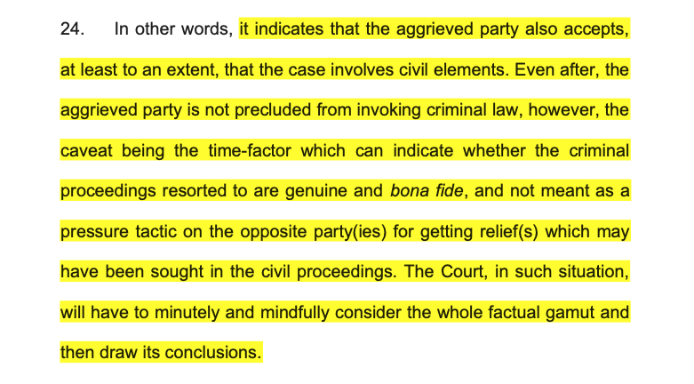 Nazibul Rahim Khan v. State of Uttar Pradesh -S.482 CrPC - Civil Nature - Quashing - Inordinate Time Gap