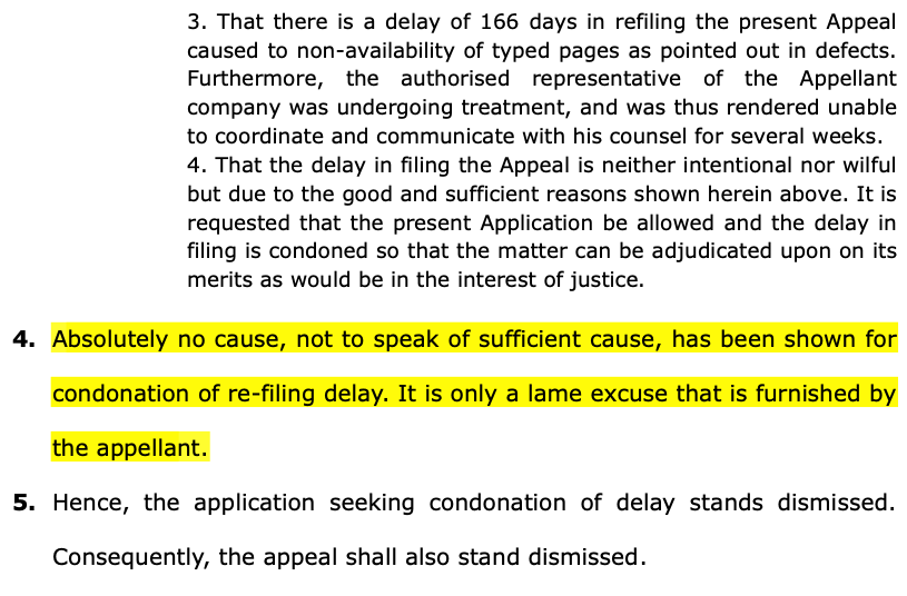 Thrani Industries Ltd. v. KNK Ship Management 2026 INSC 624 -S.62 IBC - Refiling Delay Condonation