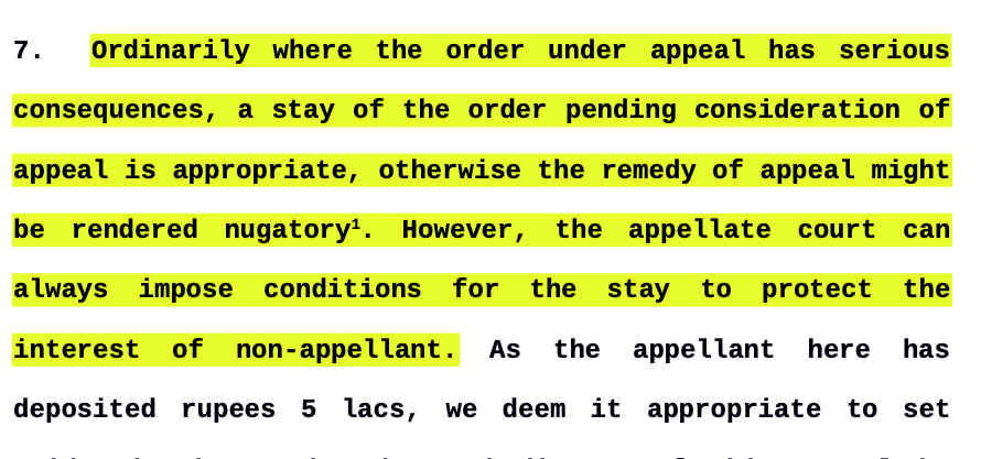 S. Duraimanickam vs D. Ilavarasi  -CPC-  Interim Relief In First Appeal