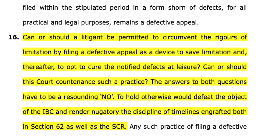 CA Ramchandra Dallaram Choudhary vs Adani Infrastructure and Developers 2026 INSC 629 - S.62 IBC - Refiling Delay - Limitation