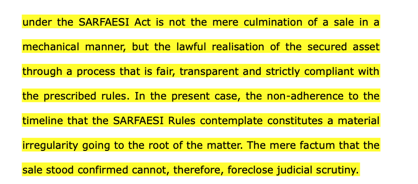 M. R. Vasumathi vs   Authorized Officer - 2026 INSC 633 SARFAESI - Security Interest Rules - Auction Sale