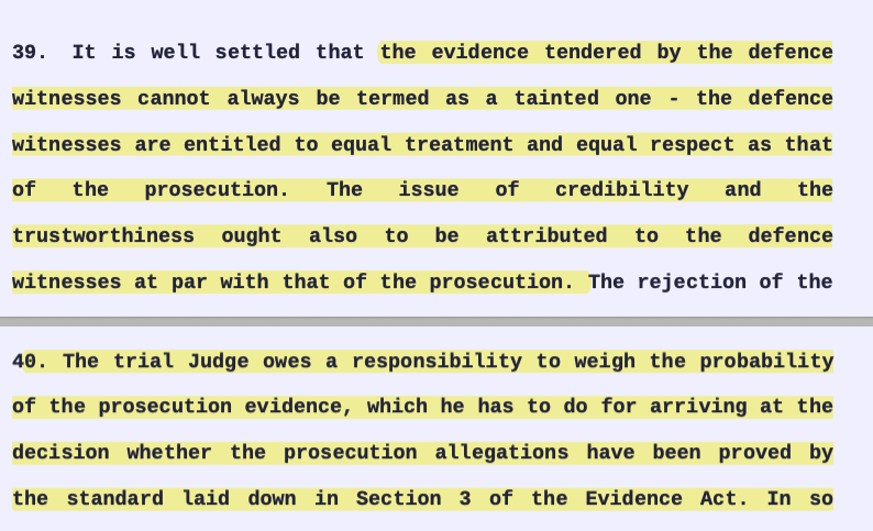 State Of Uttar Pradesh vs Raghuvir Singh - Criminal Trial - Defence Witnesses